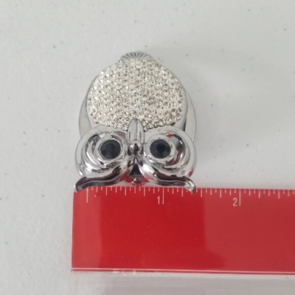 1pc. White Owl Shaped Start/Stop Push Button Cover/Car Bling/Car interior Access - Picture 3 of 4